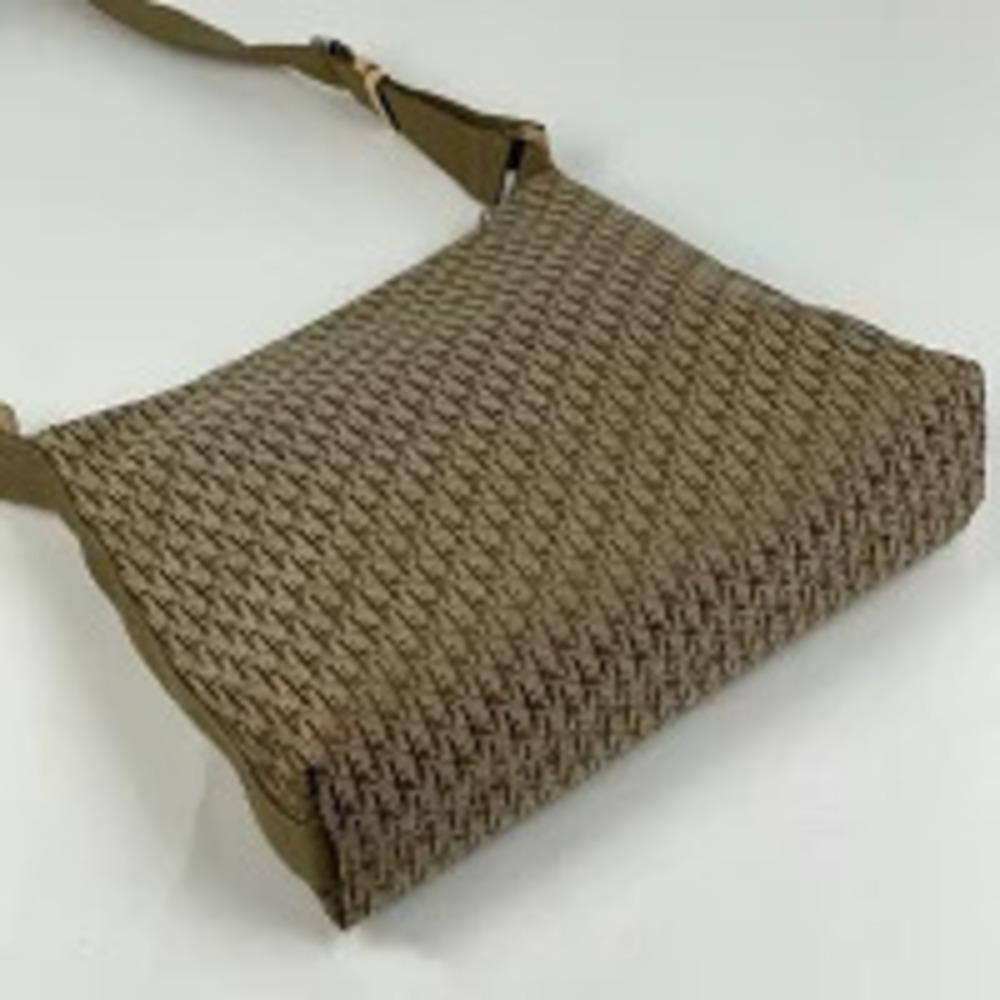 Dior Bum Body shoulder  Christian canvas Belt cross Crossbody Trotter bag brown